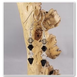 Swarovski & Sterling Silver Earrings